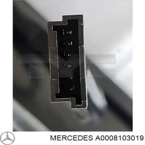 Ліве бічне дзеркало Mercedes A0008103019 ціна, від 84.42 USD
