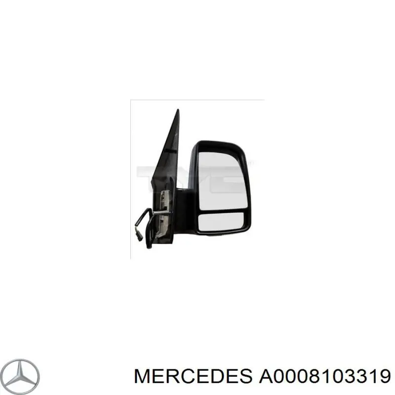 Праве бічне дзеркало Polcar 5065528E ціна, від 76.61 USD