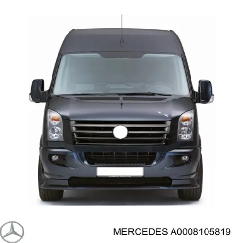 Купити A0008105819 Mercedes Бічне дзеркало заднього виду ліве