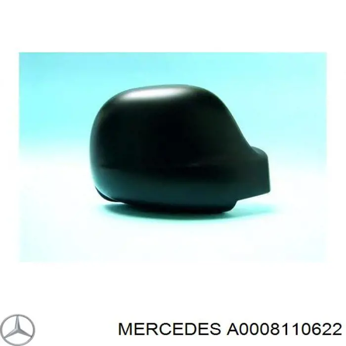 Купити A0008110622 Mercedes Накладка/кришка дзеркала заднього виду, права