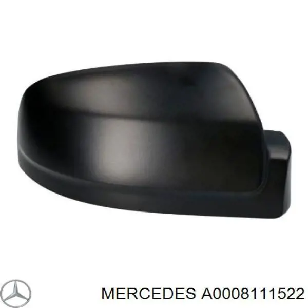 A0008111522 Mercedes накладка дзеркала заднього виду, права