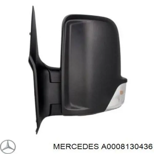 A0008130436 Mercedes внутрішня накладка кріплення дзеркала лівого
