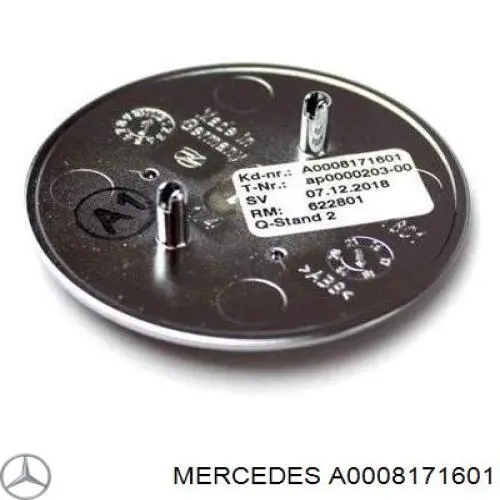 Емблема капота на Mercedes GLC (C253)