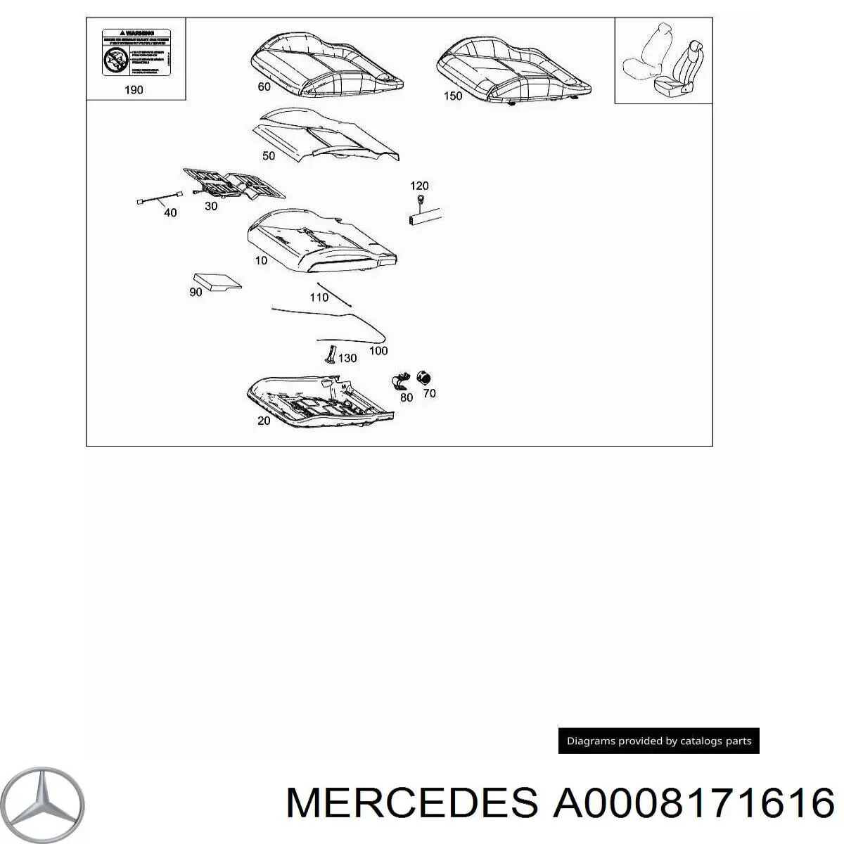 A0008171616 Mercedes 