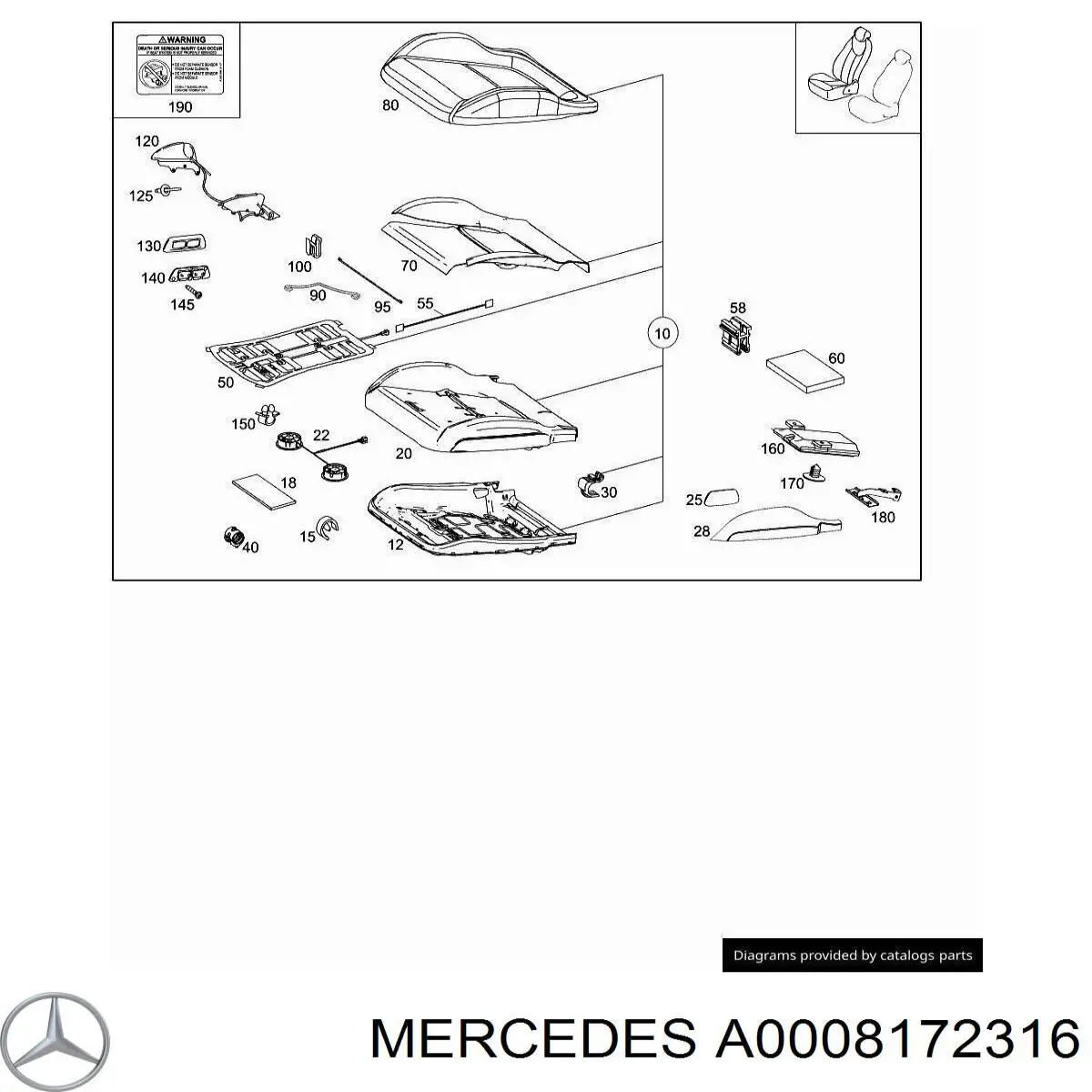 A0008172316 Mercedes 