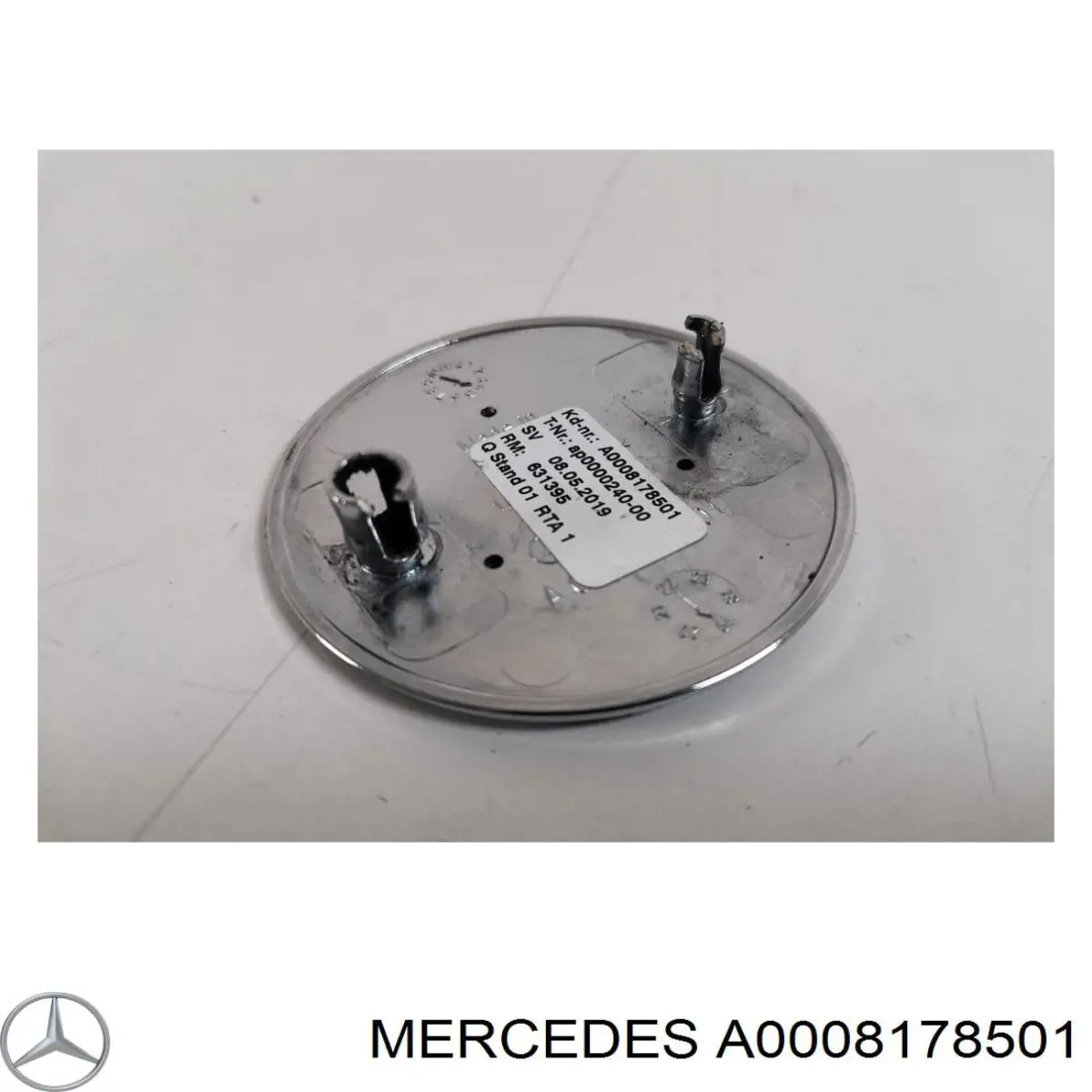 Емблема переднього бампера A0008178501 Mercedes