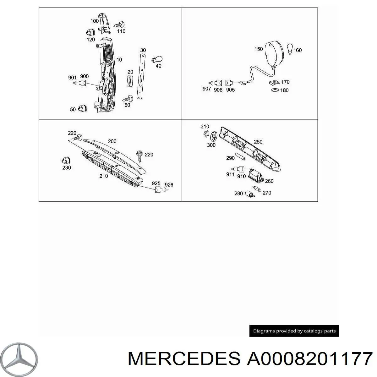  Mercedes A0008201177 ціна, від 19.15 USD