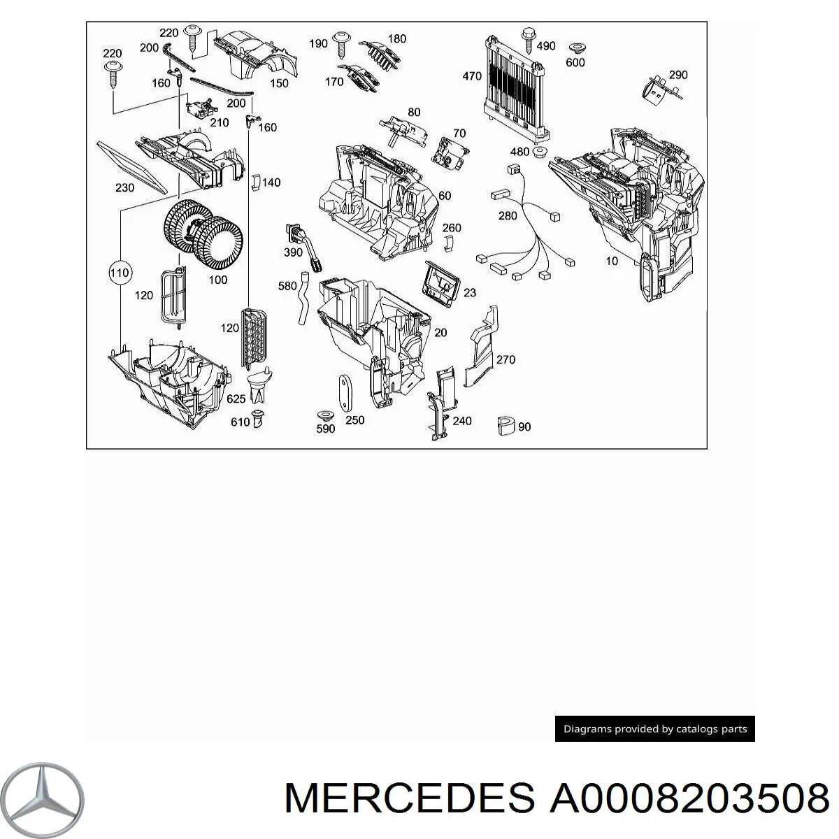  Mercedes A0008203508 ціна, від  USD