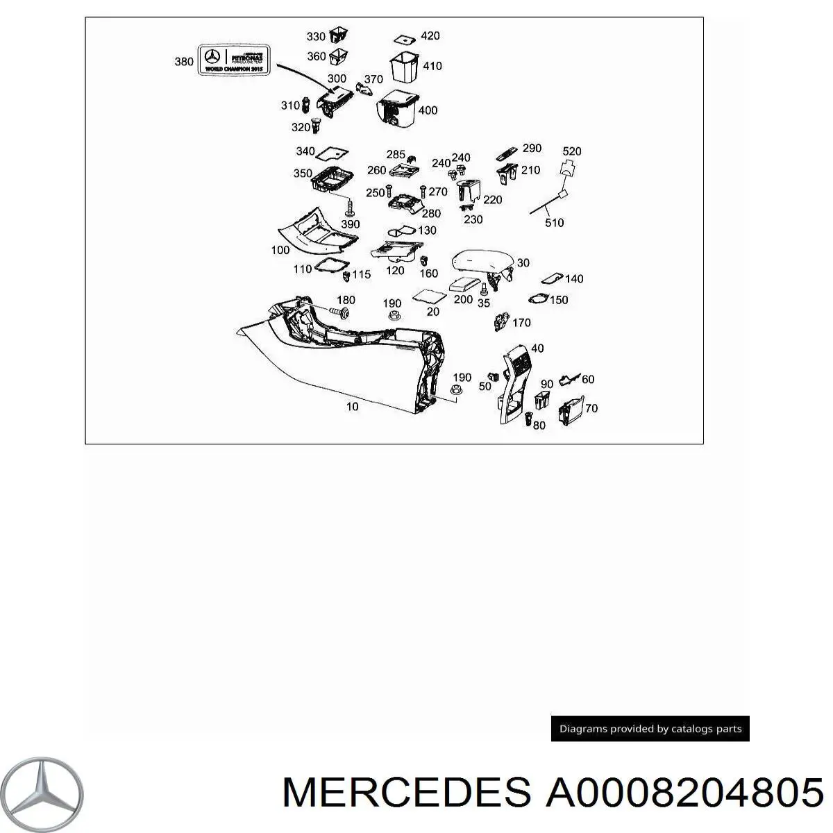 A0008204805 Mercedes 