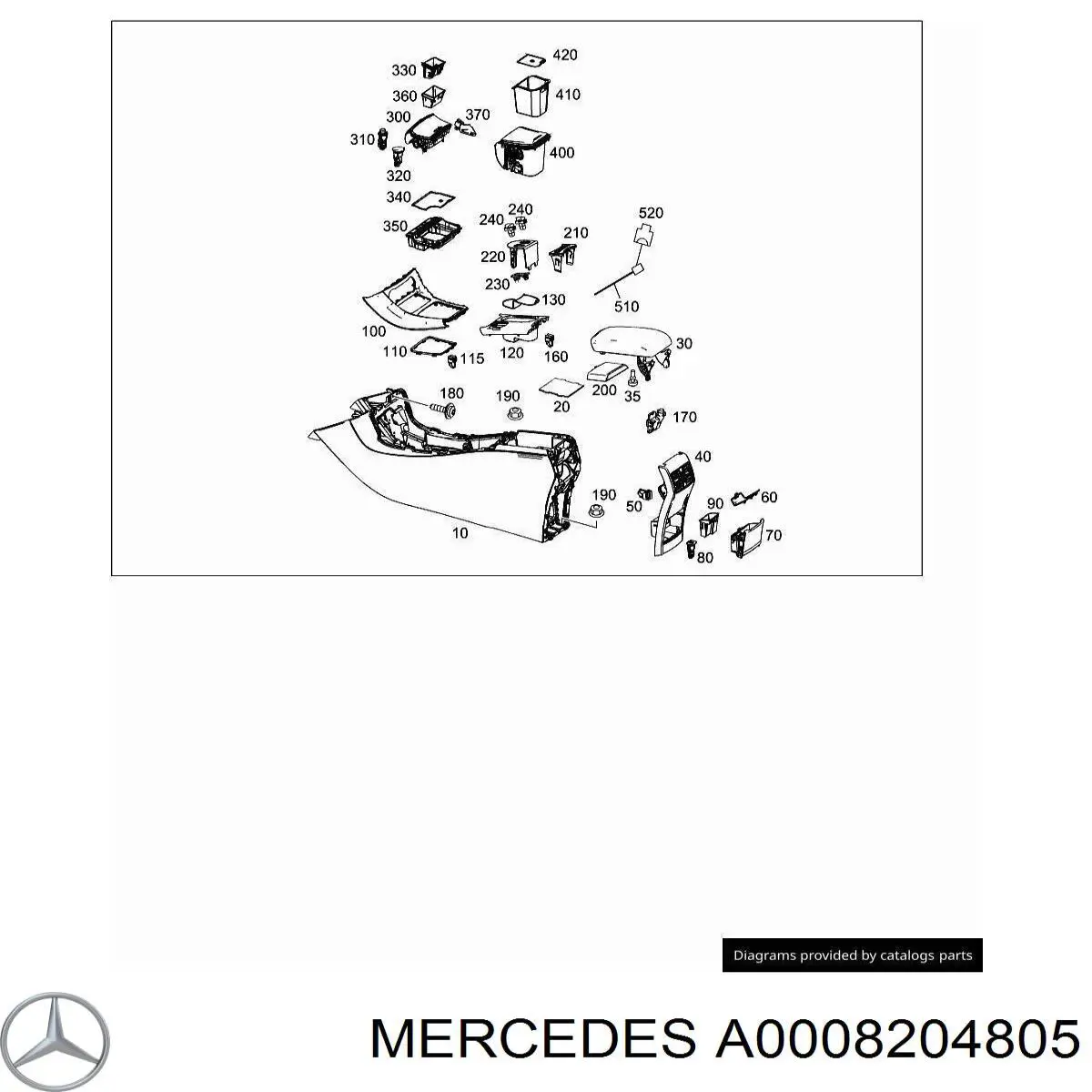  Mercedes A0008204805 ціна, від 5.07 USD