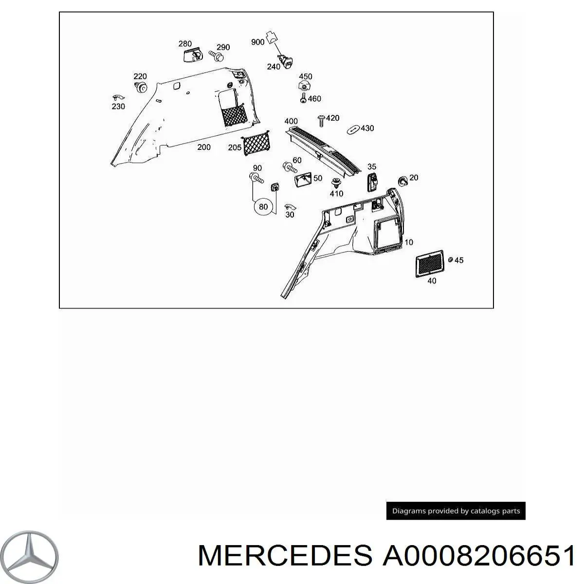 A0008206651 Mercedes 