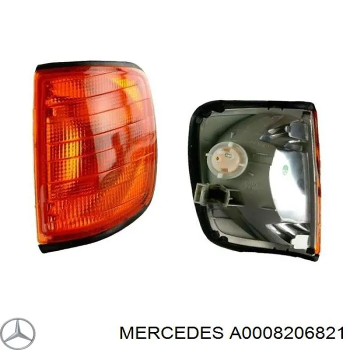 Лівий покажчик повороту Mercedes A0008206821 ціна, від 8.91 USD