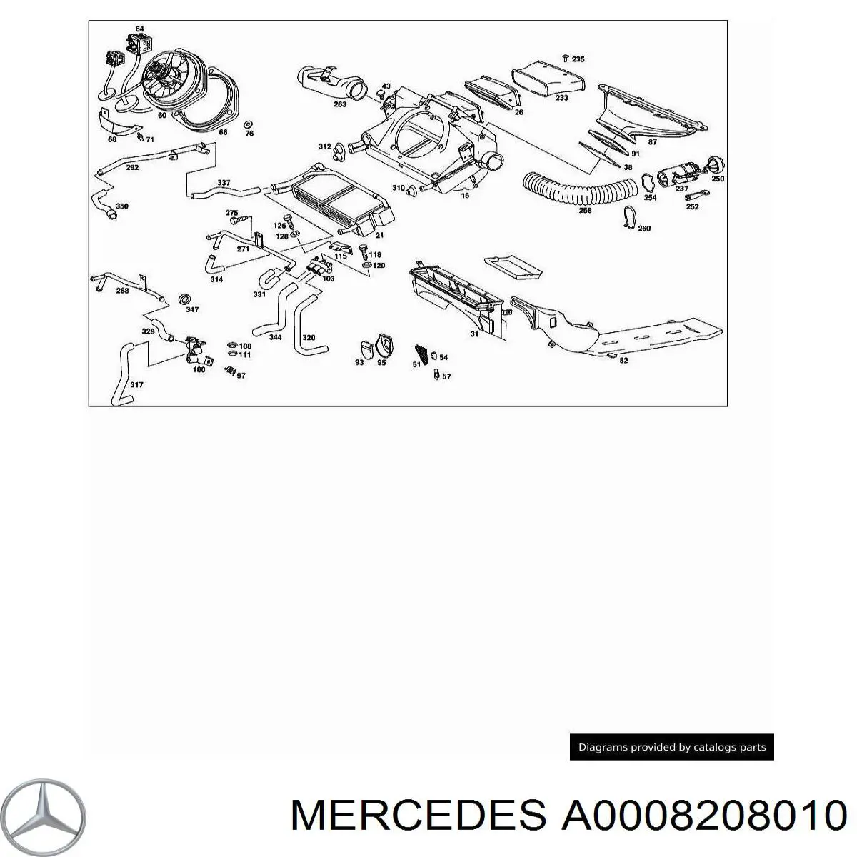 Датчик абсолютного тиску кондиціонера Mercedes A0008208010 ціна, від 116.56 USD