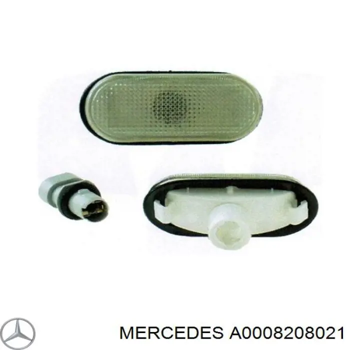 Повторювач повороту на крилі, правий A0008208021 Mercedes