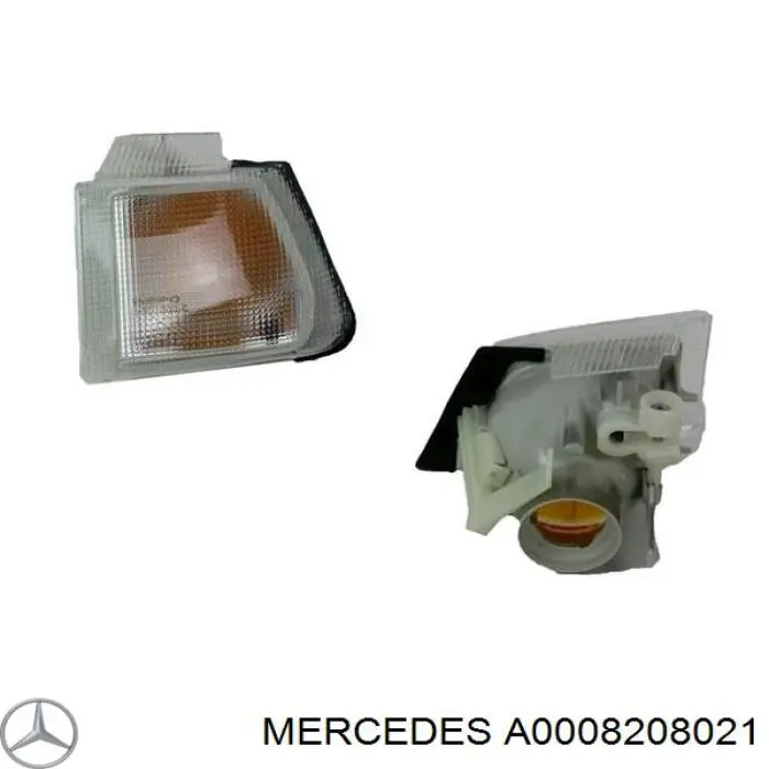 A0008208021 Mercedes Повторювач повороту на крилі, правий