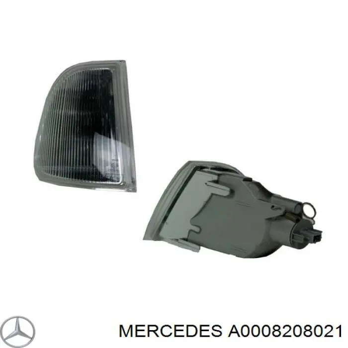Повторювач повороту на крилі, правий Mercedes A0008208021 ціна, від 11.02 USD