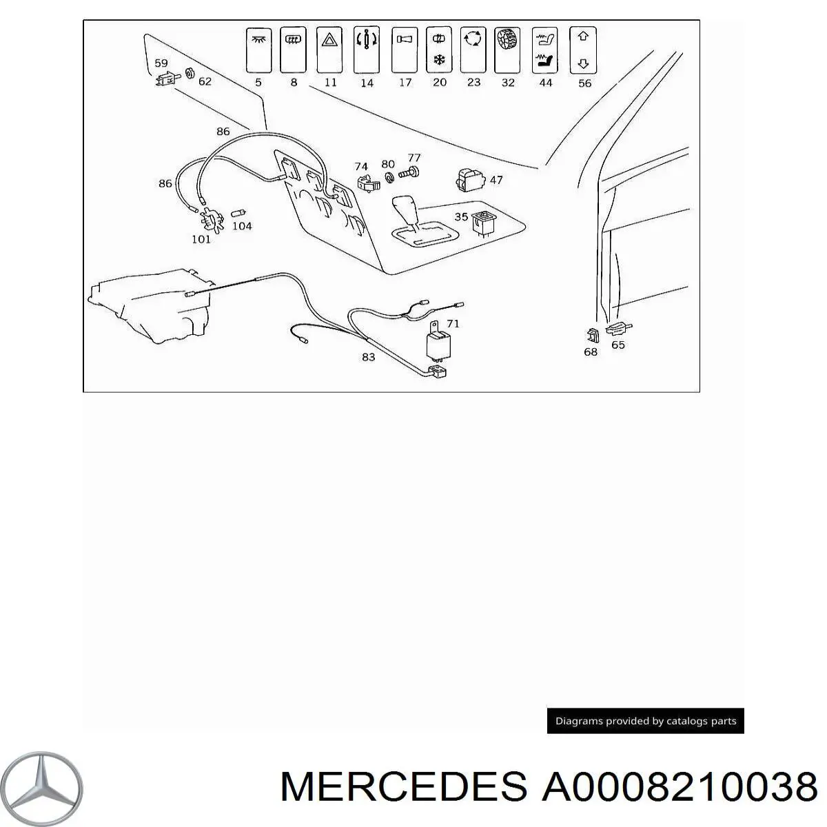  A0008210038 Mercedes