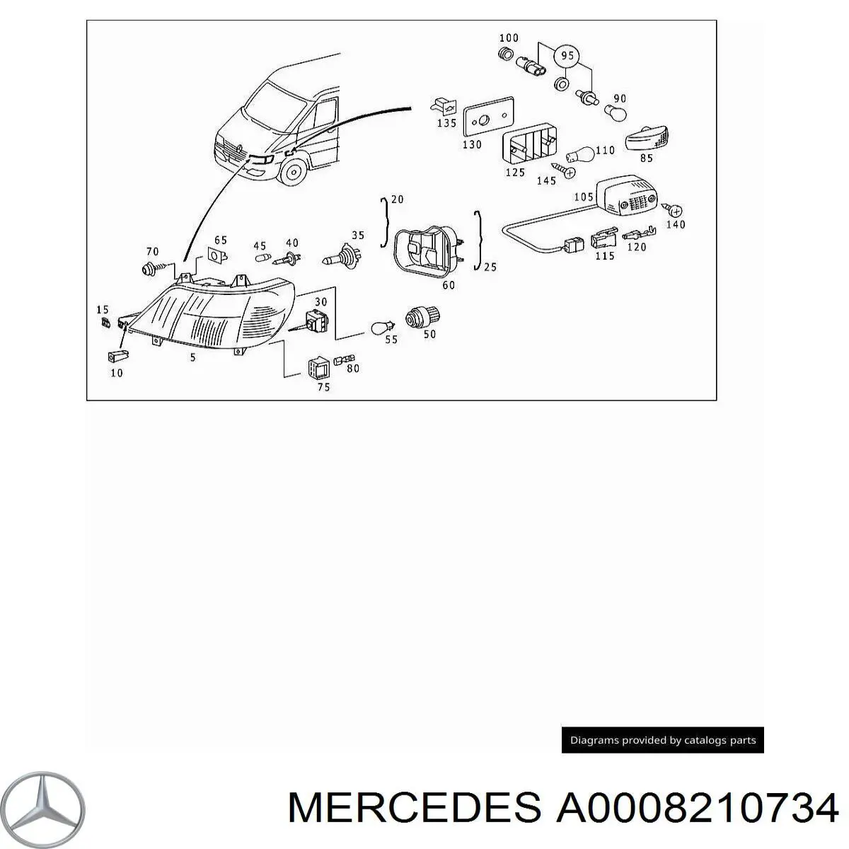  0008210734 Mercedes