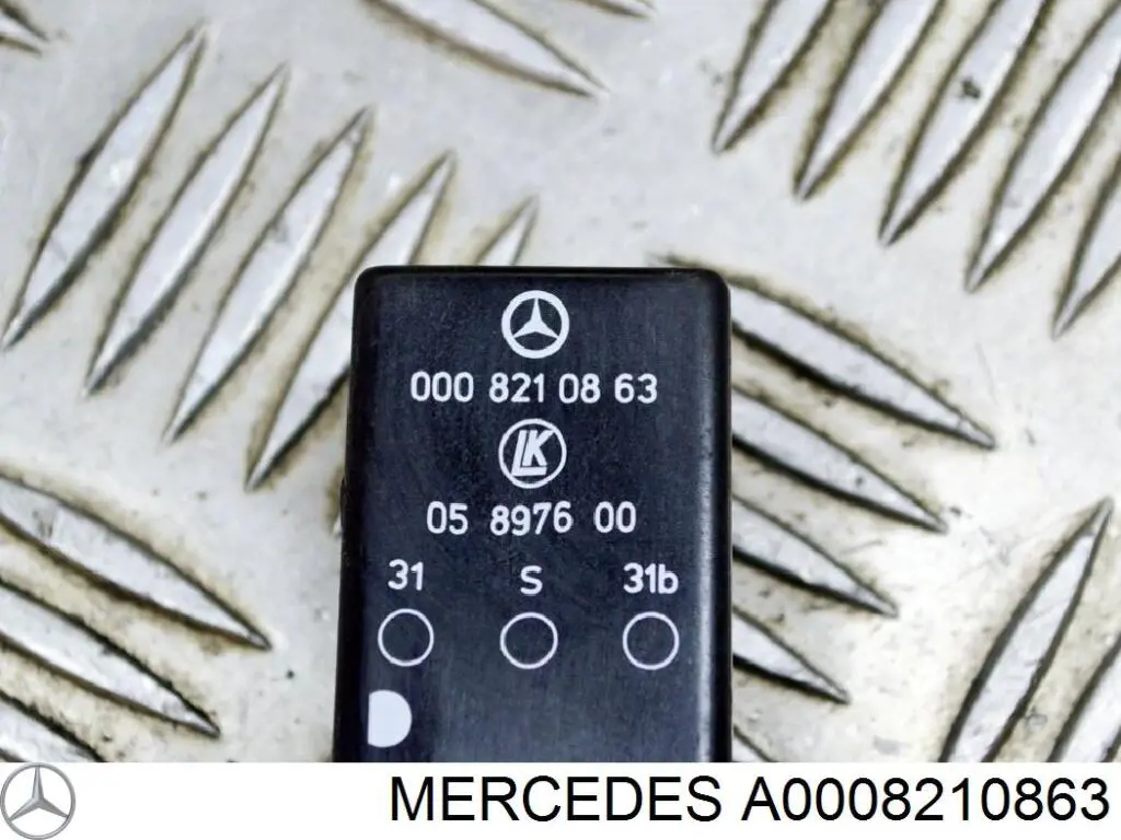 Реле керування склоочисника Mercedes A0008210863 ціна, від 2.53 USD
