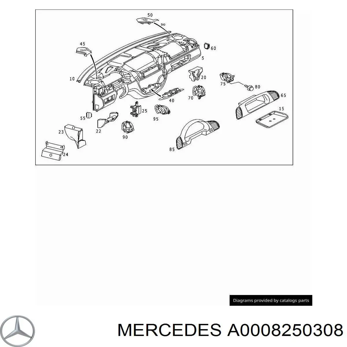 Кришка прикурювача на Mercedes Sprinter (901, 902)
