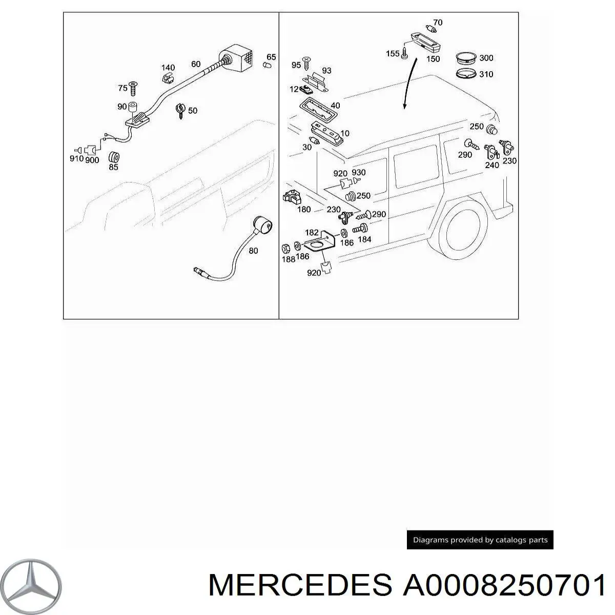 Плафон освітлення салона/кабіни, задній Mercedes A6318200401 ціна, від 5.98 USD