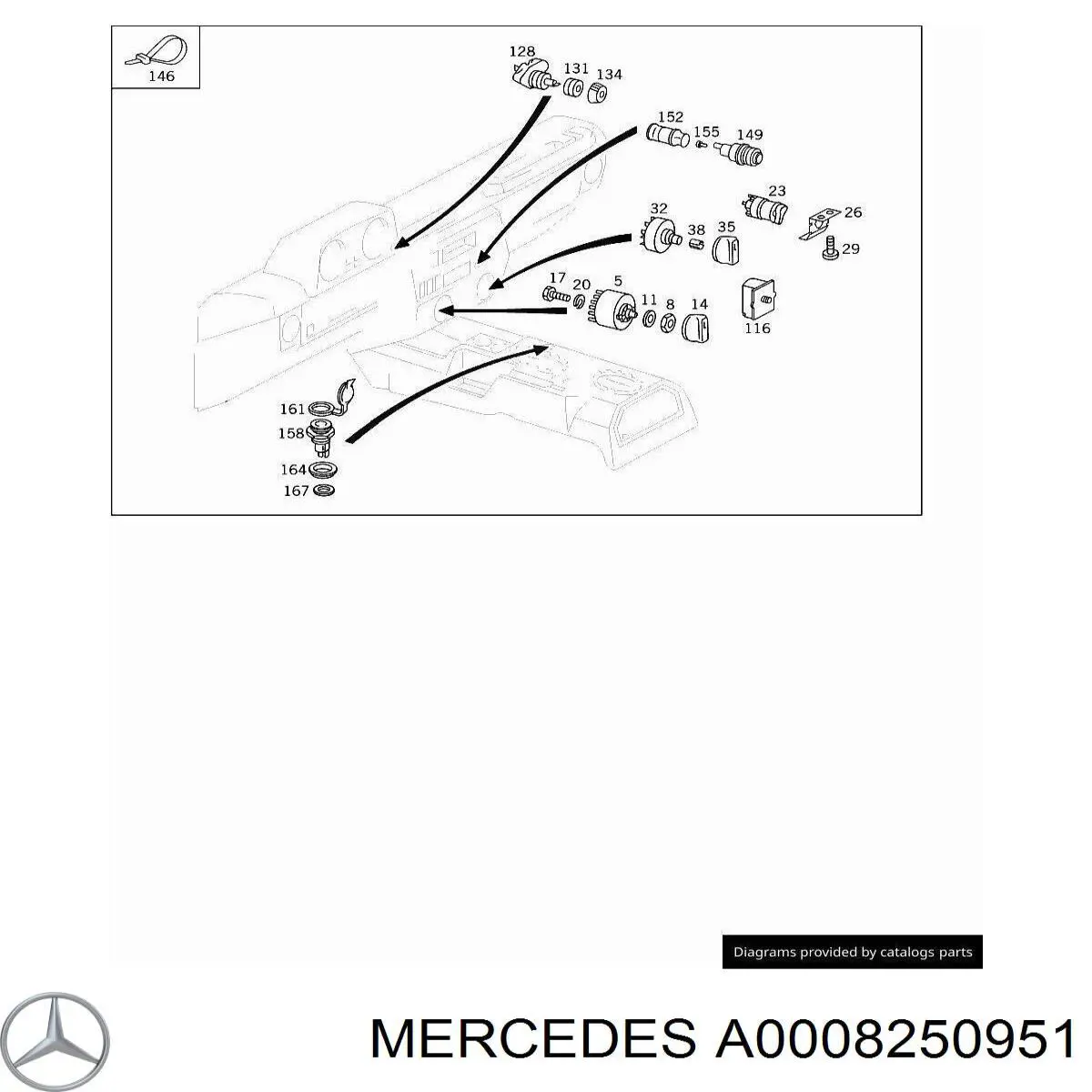  A0008250951 Mercedes