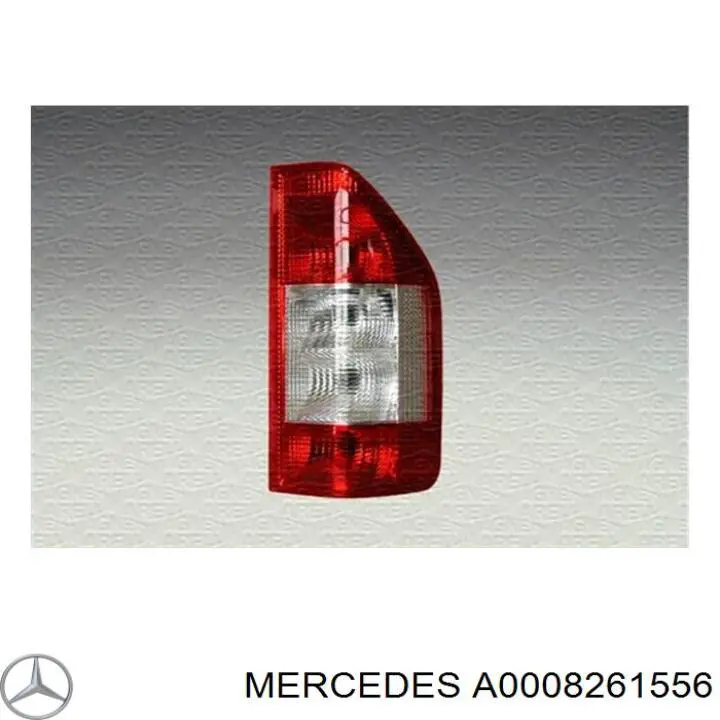 Ліхтар задній лівий Mercedes A0008261556