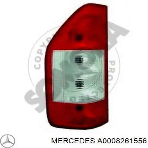 Ліхтар задній лівий A0008261556 Mercedes