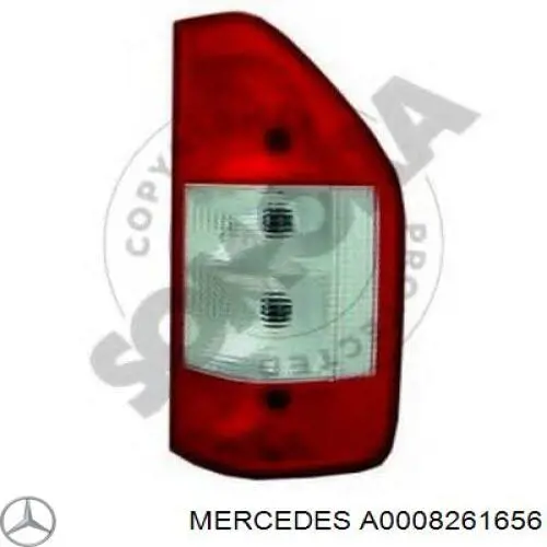 Купити A0008261656 Mercedes Задня права фара