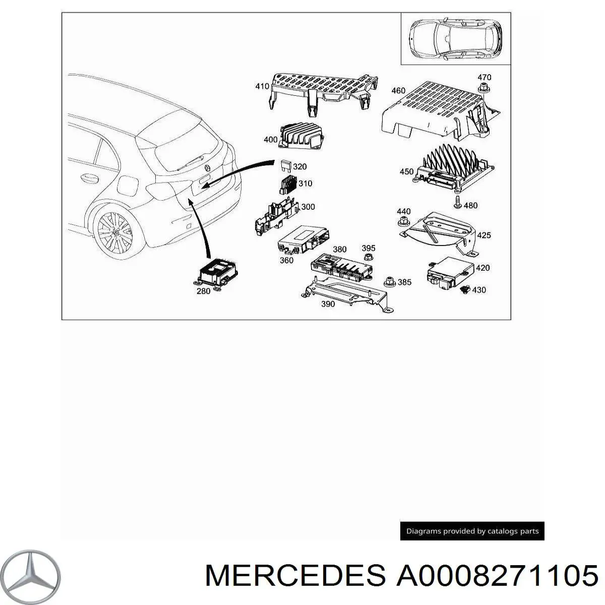 Купити A0008271105 Mercedes 