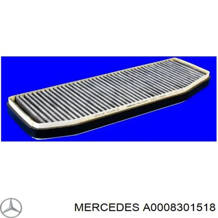 Фільтр повітряний обігрівача Mercedes A0008301518 ціна, від 58.18 USD