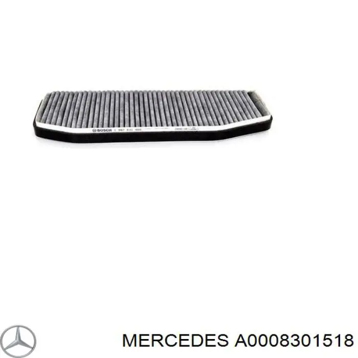 Фільтр салону A0008301518 Mercedes