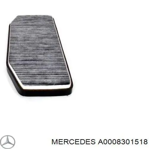 Купити A0008301518 Mercedes Фільтр салону вугільний