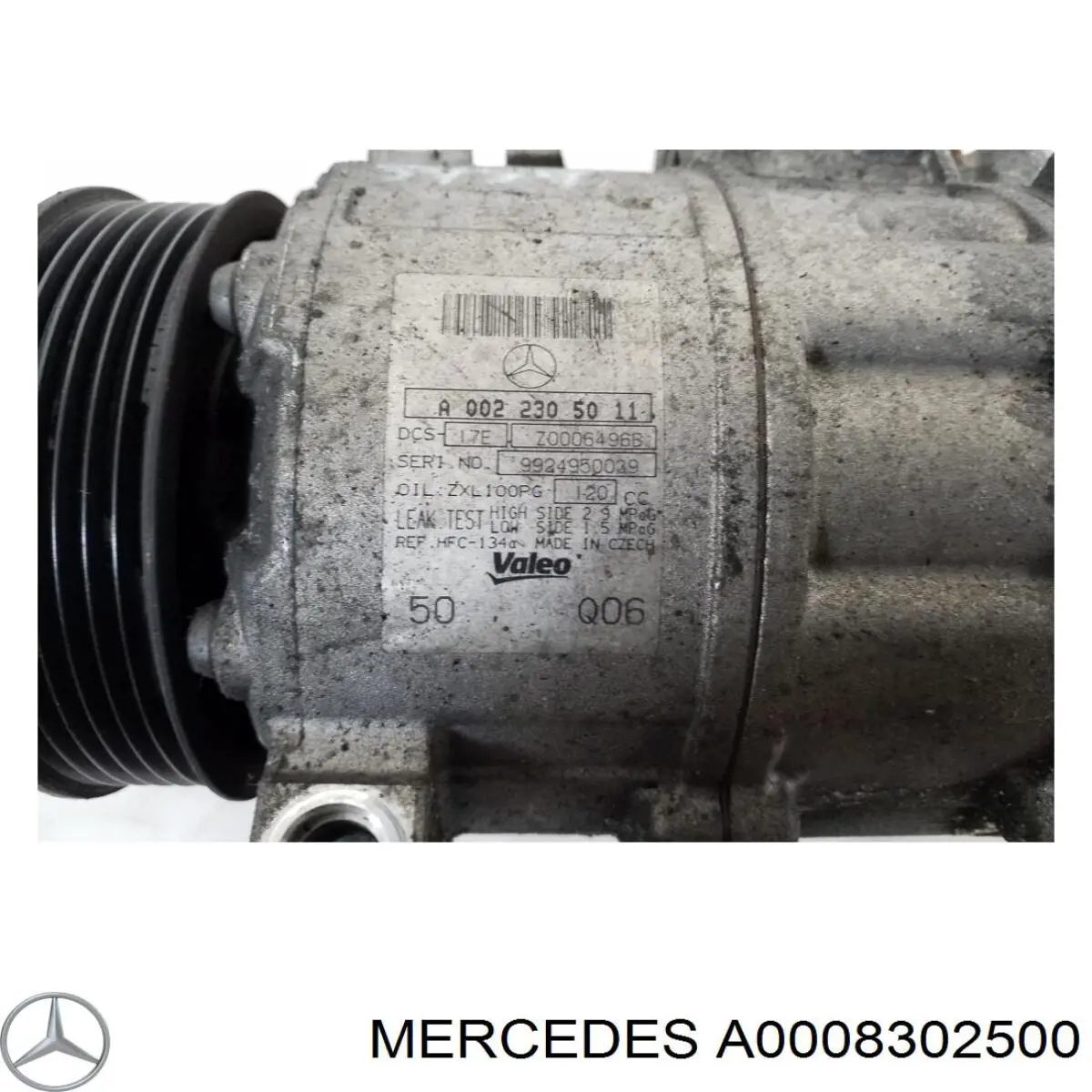 Компресор кондиціонера A0008302500 Mercedes