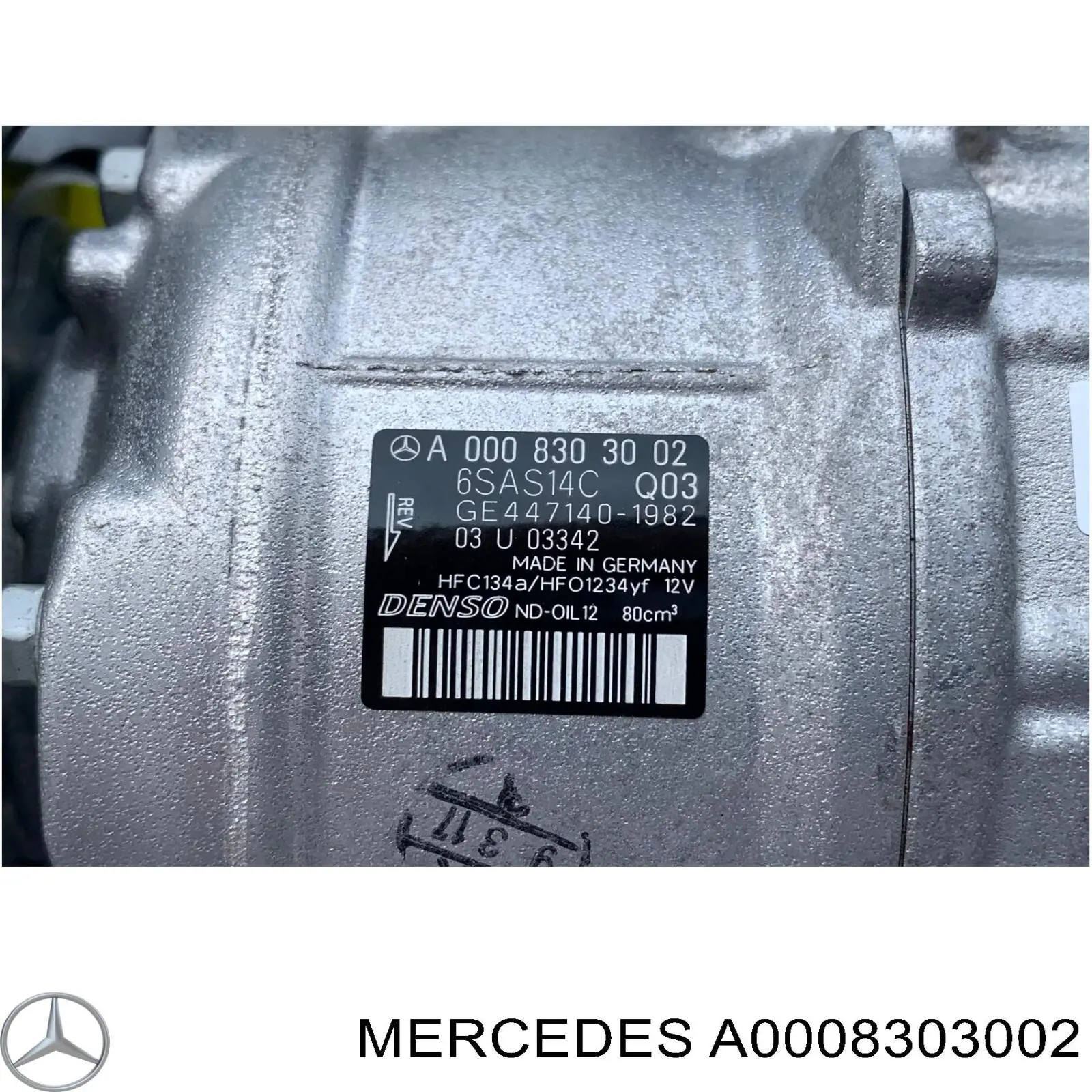 Компресор кондиціонера A0008303002 Mercedes