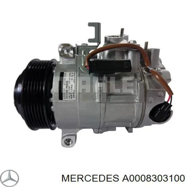 A0008303100 Mercedes Компресор холодоагенту