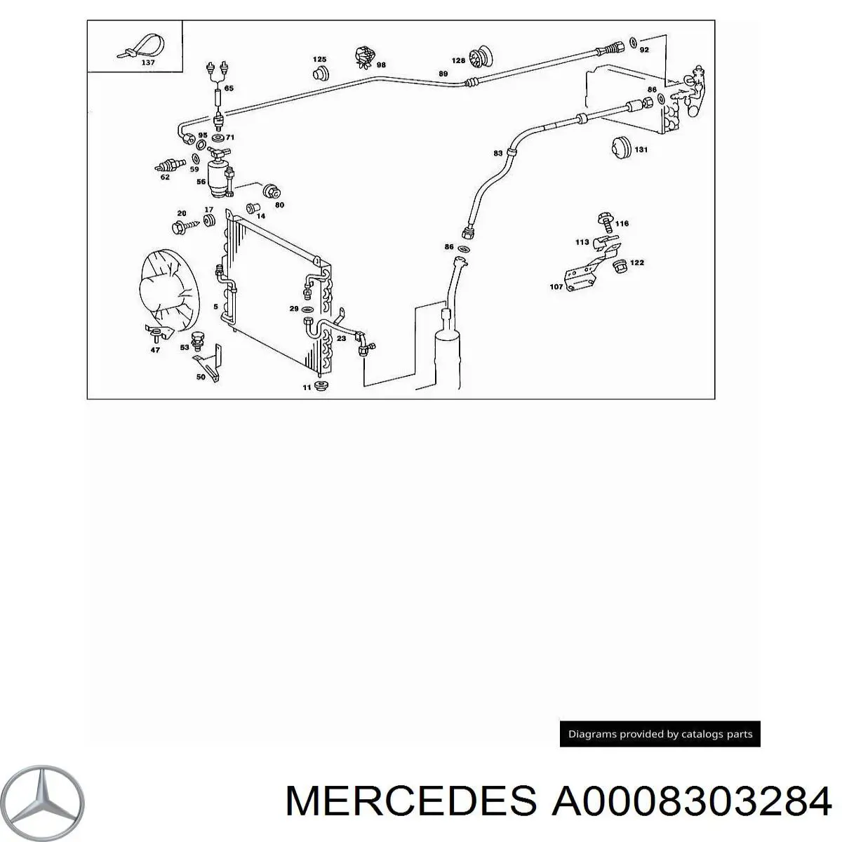 A0008303284 Mercedes Датчик тиску