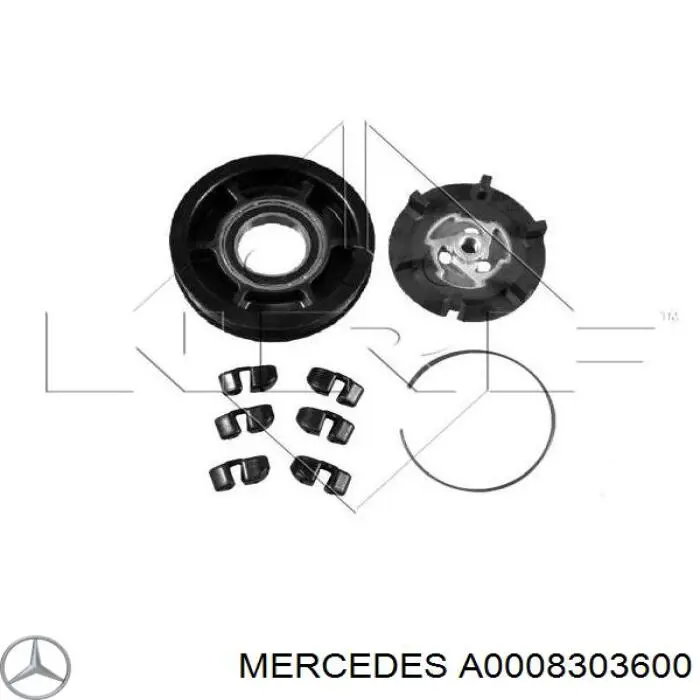 Компресор кондиціонера A0008303600 Mercedes