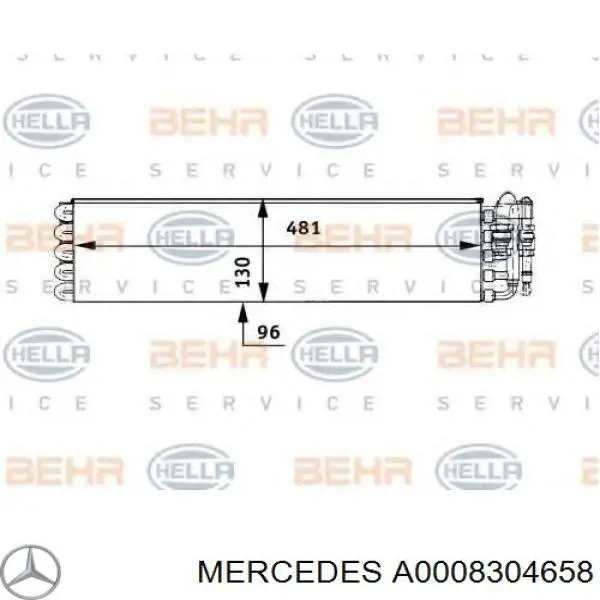 Купити Випаровувач кондиціонера Mercedes E  W123