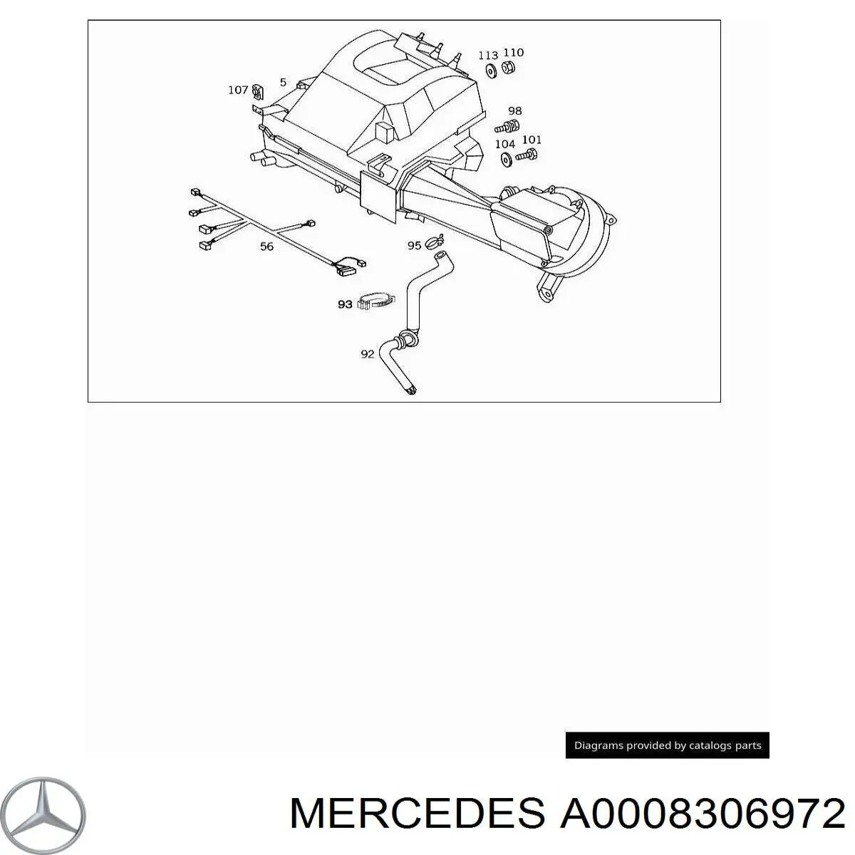  Mercedes A0008306972 ціна, від 11.97 USD