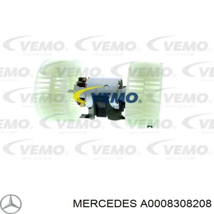 Двигун вентилятора пічки (обігрівача салону) Mercedes A0008308208 ціна, від 59.40 USD