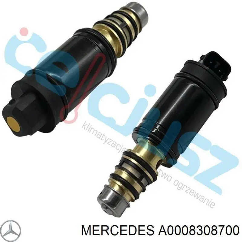 Компресор системи кондиціювання Mercedes A0008308700 ціна, від 215.37 USD