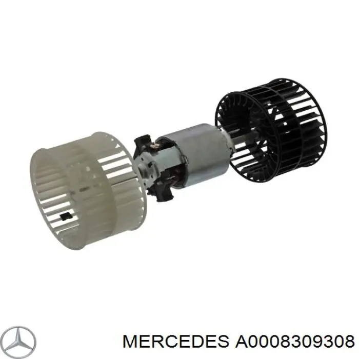 A0008309308 Mercedes двигун вентилятора пічки (обігрівача салону)