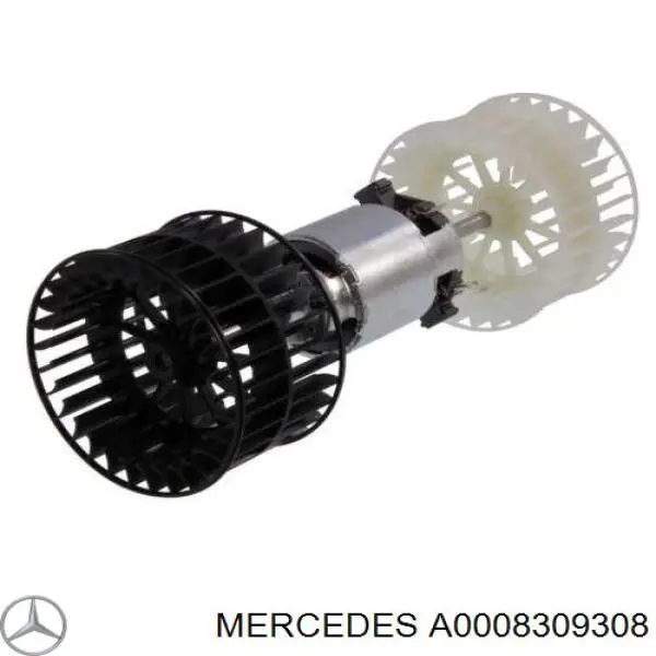 Двигун вентилятора пічки (обігрівача салону) Mercedes A0008309308 ціна, від 50.79 USD