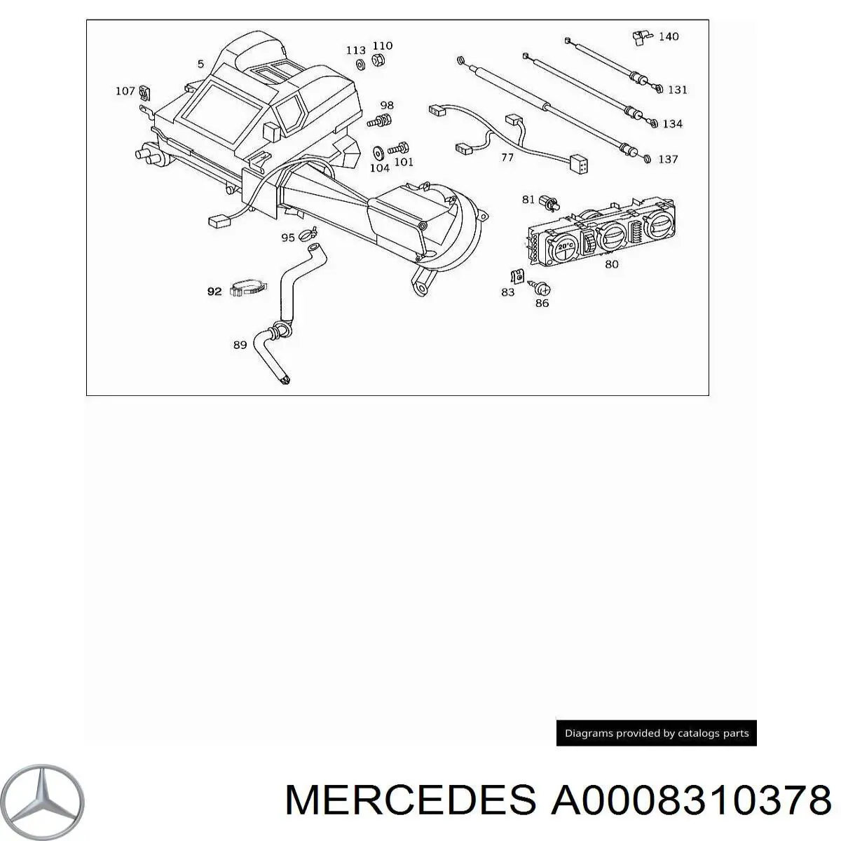  0008310378 Mercedes