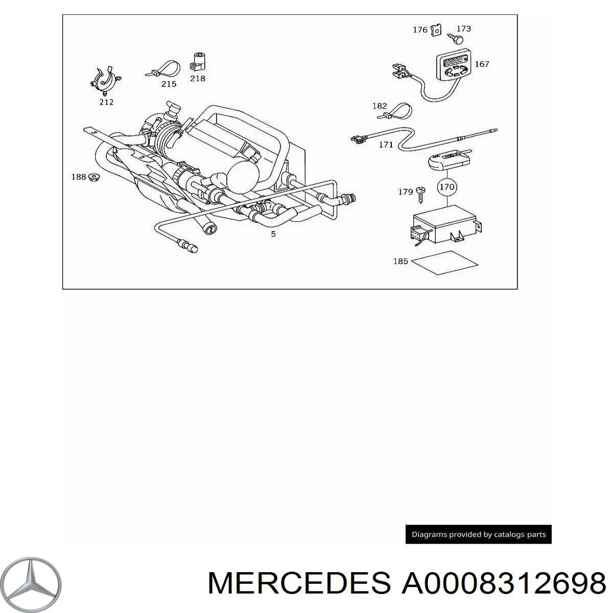 Купити A0018354298 Mercedes 