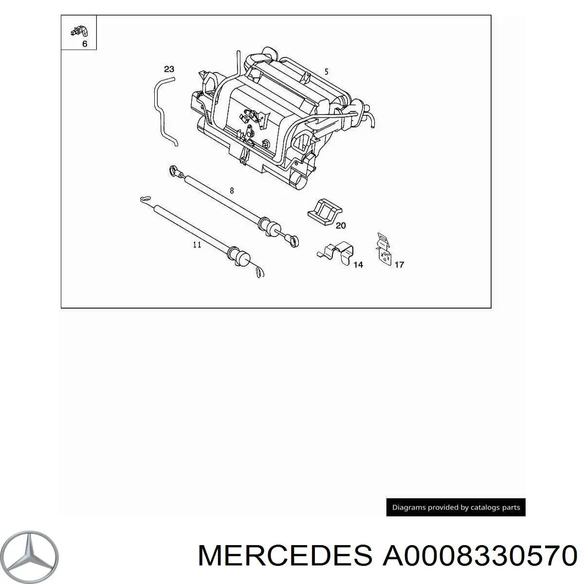  A0008330570 Mercedes