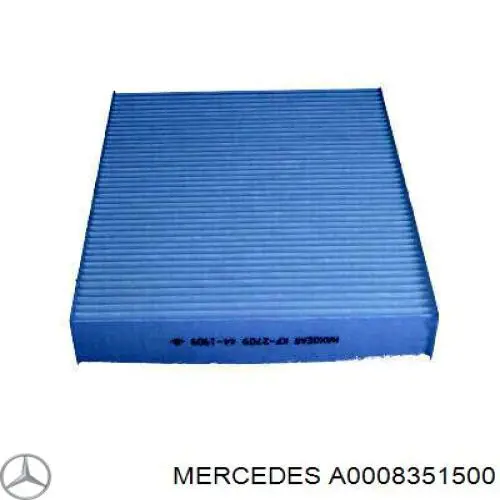 Фільтр повітряний обігрівача Mercedes A0008351500 ціна, від 6.52 USD