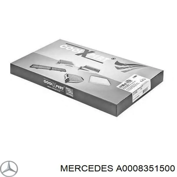 A0008351500 Mercedes Внутрішньосалонний фільтр