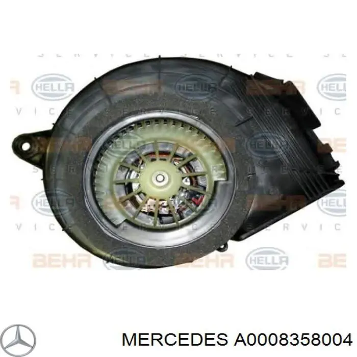 Купити A0008358004 Mercedes Двигун вентилятора пічки (опалювача салону), задній